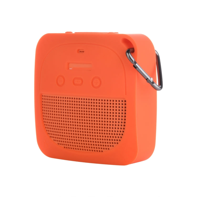 Anti-Drop Silicone Audio Storage Protective Cover For Bose Soundlink Micro, Silicone case Dark Gray, Silicone case Orange