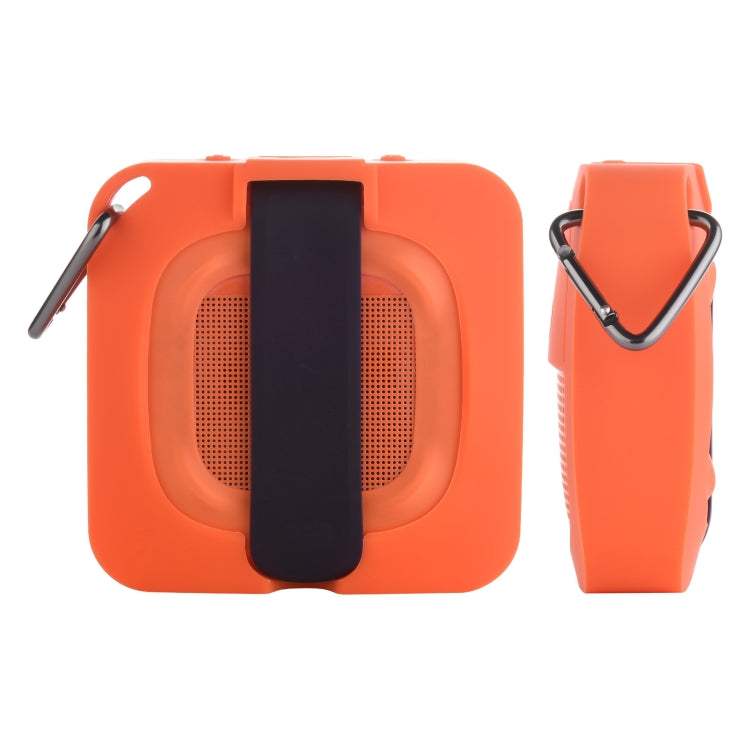 Anti-Drop Silicone Audio Storage Protective Cover For Bose Soundlink Micro, Silicone case Dark Gray, Silicone case Orange
