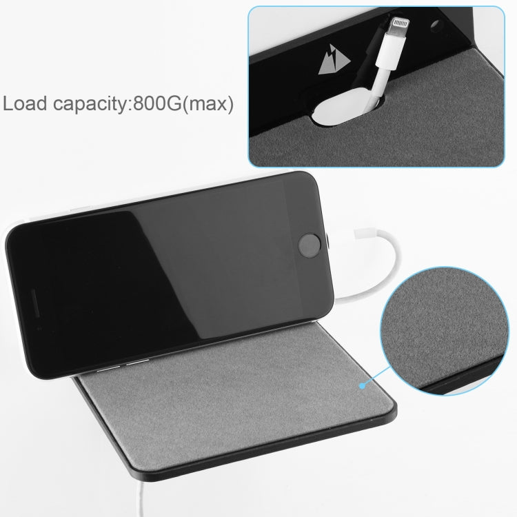 Bluetooth Speaker Wall Storage Bracket Bedside Speaker Phone Charging Bracket, 4.3 inch