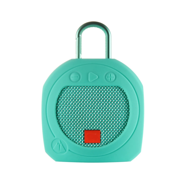 Silicone Bluetooth Speaker Protective Cover Anti-Fall Storage Cover for JBL Clip 3, Pink, Black, Medium Gray, Dark Gray Blue, Turquoise
