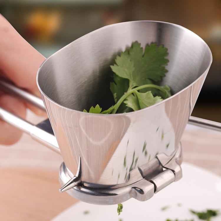 Stainless Steel Multi-Function Vegetable Chopper Herb Chopper Condiment Manual Coriander Chopper