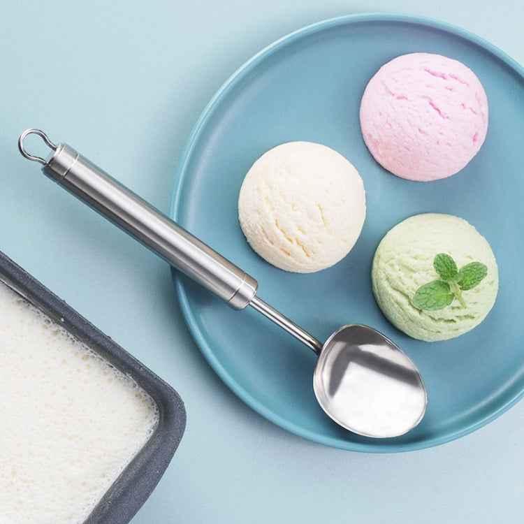 2 PCS 304 Stainless Steel Ice Cream Spoon Dessert Spoon Ice-Cream Scoop