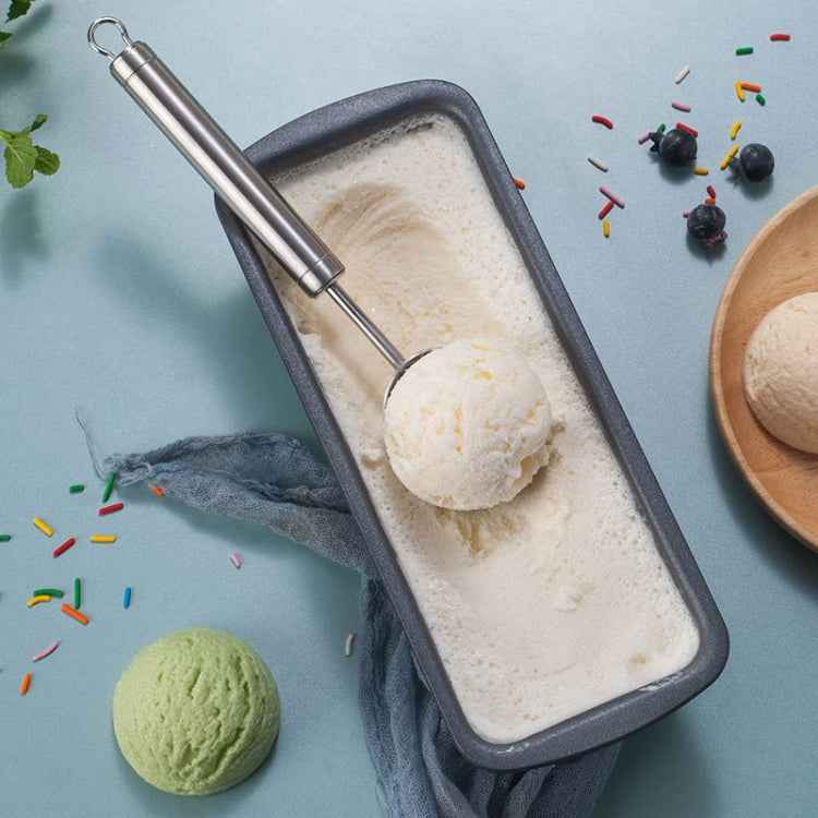 2 PCS 304 Stainless Steel Ice Cream Spoon Dessert Spoon Ice-Cream Scoop