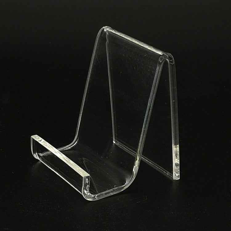 QH-040 10 PCS Acrylic Transparent Mobile Phone Display Stand