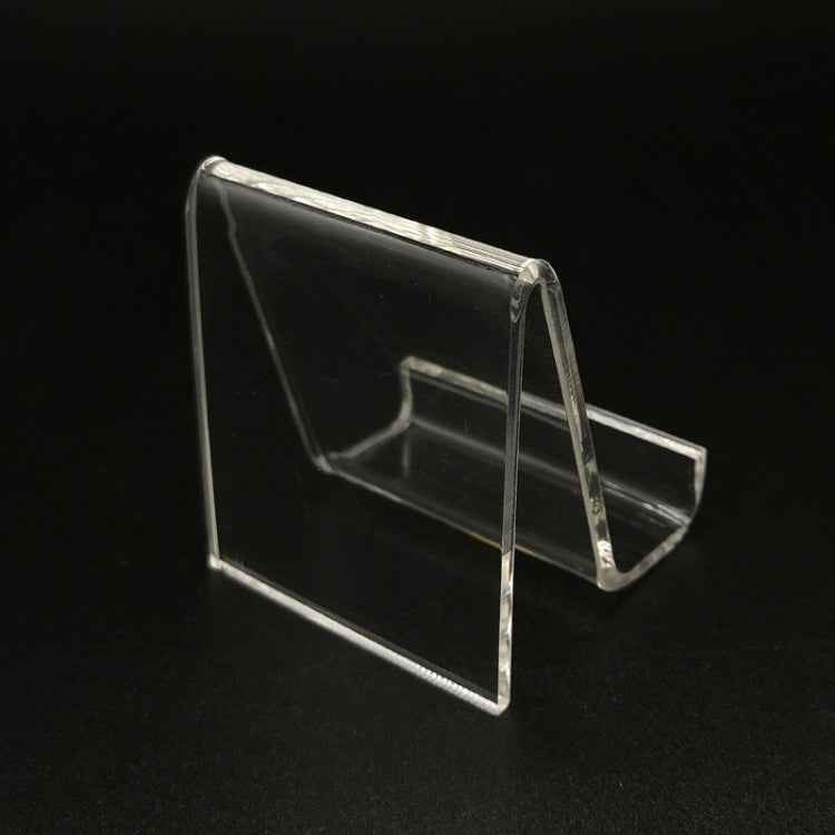 QH-040 10 PCS Acrylic Transparent Mobile Phone Display Stand