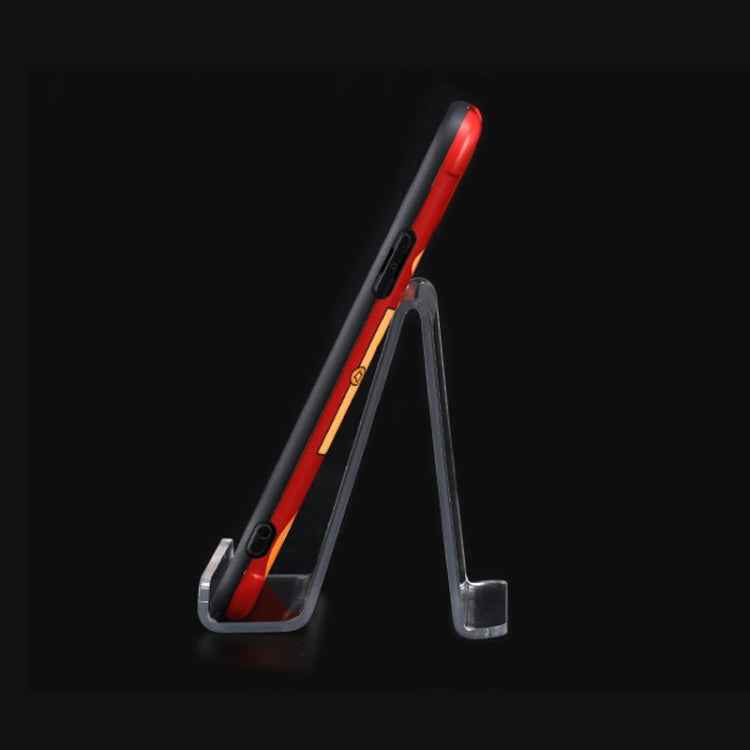 QH-018 10 PCS Acrylic Transparent Mobile Phone Display Stand