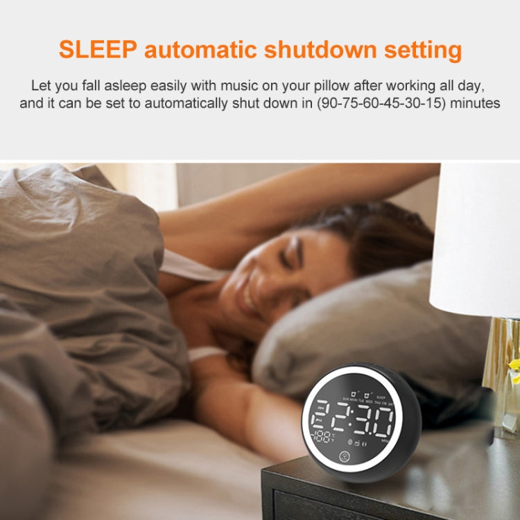 X10 Multifunctional Bluetooth Speaker LED Night Light Alarm Clock Bluetooth Speaker, Support TF Card & AUX & FM Radio, US Plug, EU Plug, UK Plug