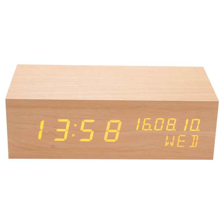 Wooden Clock Bluetooth Speaker