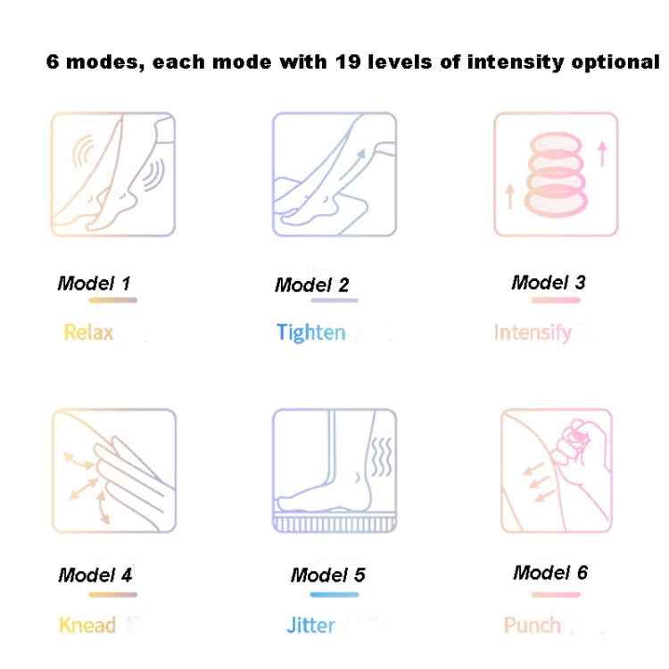 EMS Colorful Foot Massage Foot Pad Pulse Foot Massage Machine Smart Acupuncture Foot Massage Pad With Remote Control