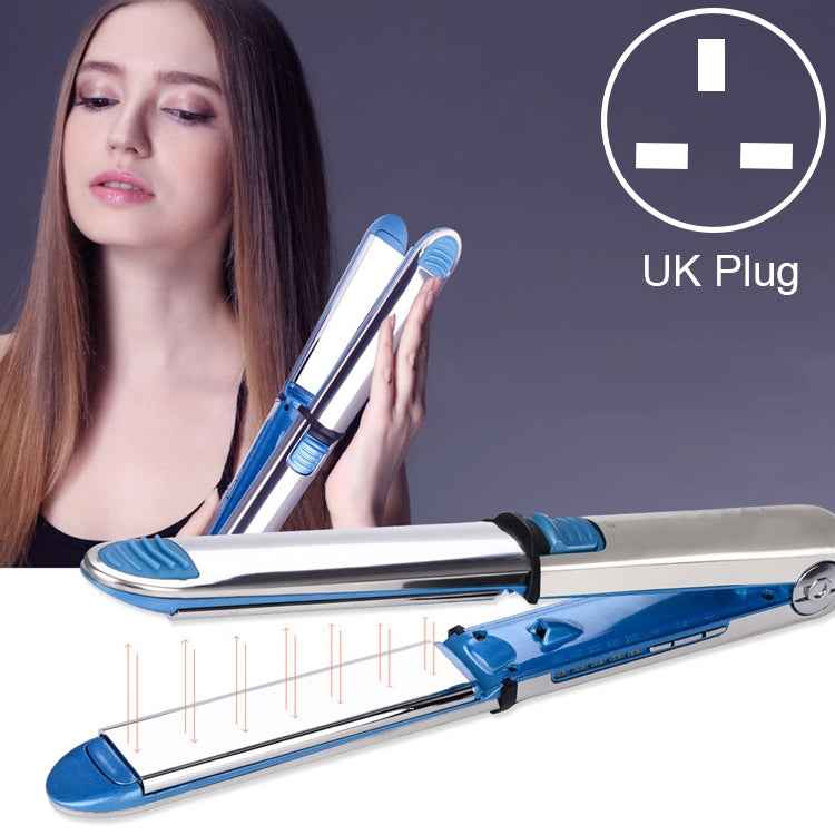 2 in 1 Titanium Hair Straighter Curler Iron, EU, US, UK