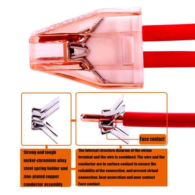 10 PCS 602A Wire Quick Connector Terminal Block Plug-In Parallel Splitter Crimp Cap Copper Insulated Connector