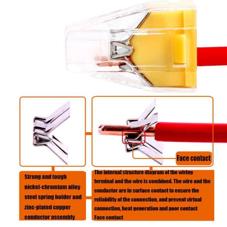 10 PCS VSE-102A Wire Connector Terminal 1-2.5 Square Hard Wire Terminal