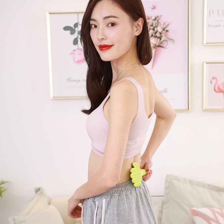 Back-Beating Device Massager Silicone Whole Body Multi-Function Palm Slap Board Random Color Delivery