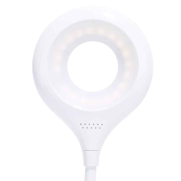 Deli 4326 Three-gear Adjustable Ring USB Charging Desk Lamp with Pen Holder