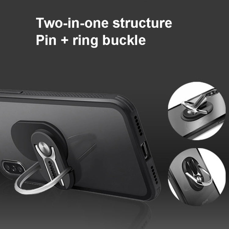 3 PCS Creative Car Phone Holder Car Multi-Function Air Outlet Navigation Ring Bracket, Black, Red, Blue, Golden, Silver