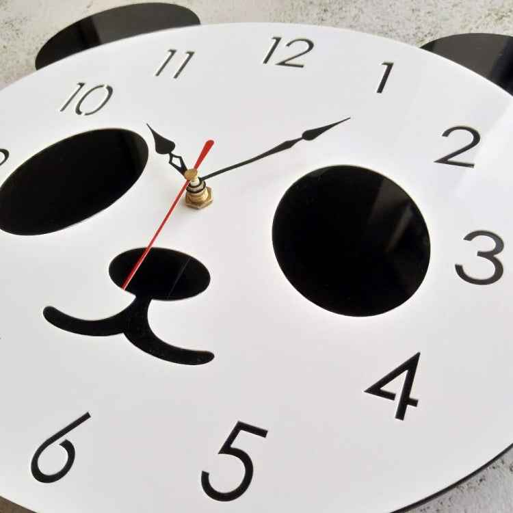 Cartoon Wall Clock Acrylic Clock Panda Simple Home Wall Clock