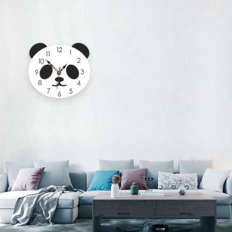 Cartoon Wall Clock Acrylic Clock Panda Simple Home Wall Clock