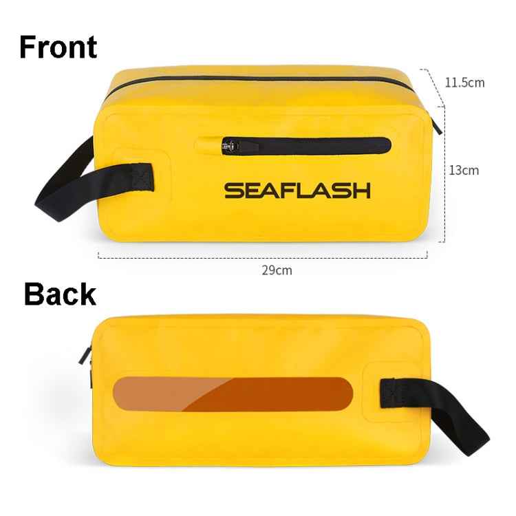 SEAFLASH 4L Waterproof Bag Dry And Wet Separation Swimming Bag Beach Clutch Waterproof Storage Bag