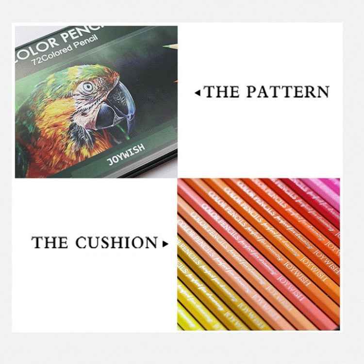 72-Color Tin Box Oily Drawing Color Pencils