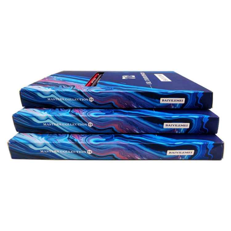 72-color Student Drawing Colored Pencil Full English Version Set