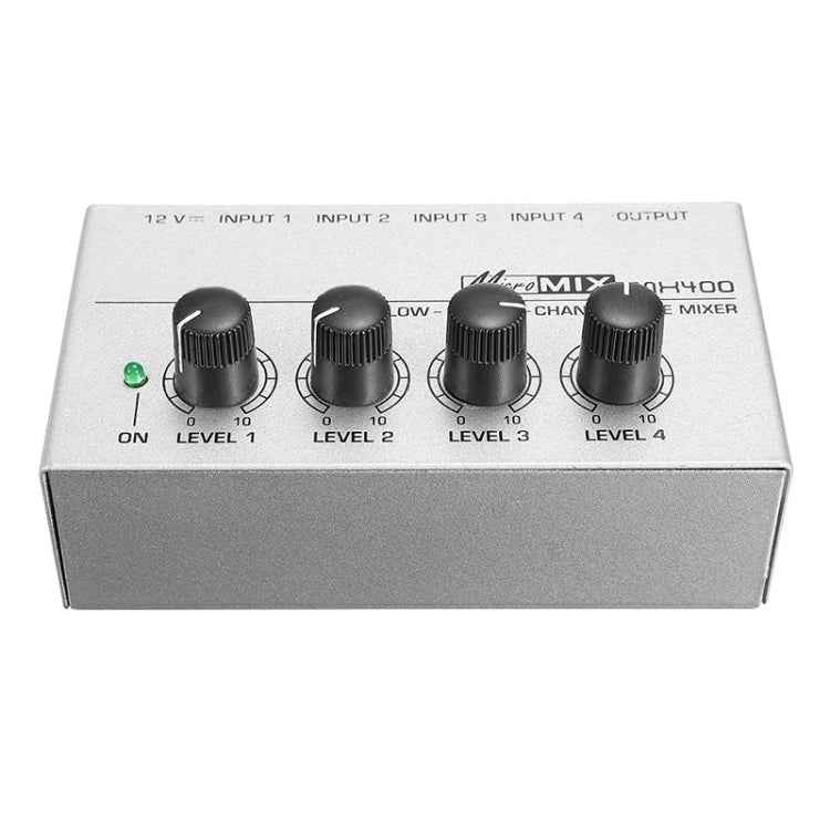 Mini Karaoke Audio Mixer4 Channel Line Mono Microphone Sound Mixing Amplifier For Family KTV