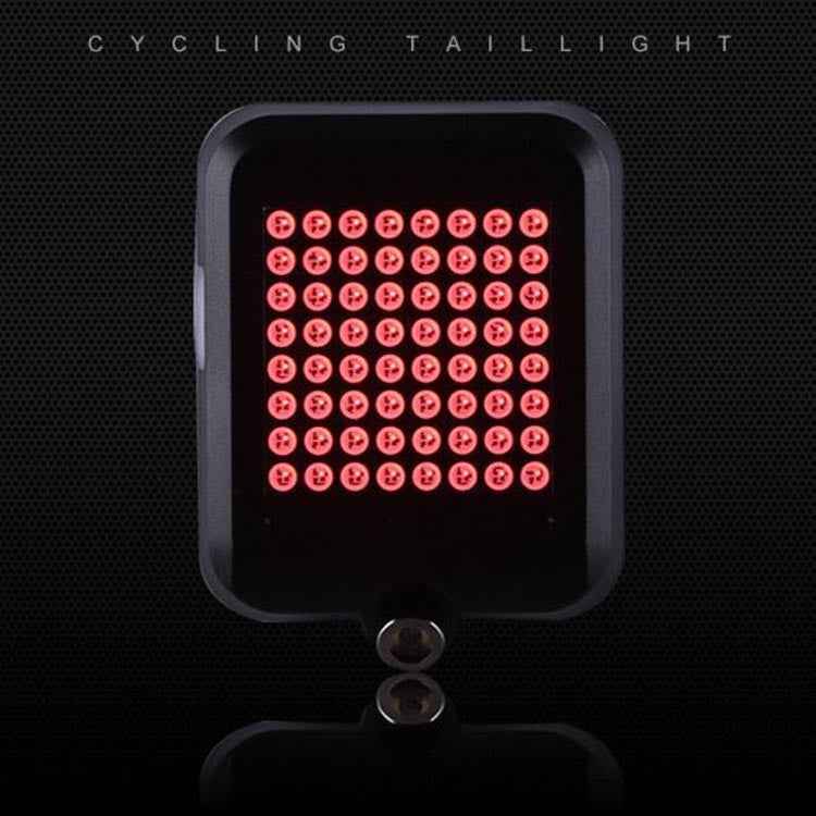 Intelligent Steering Brake Tail Light USB Rechargeable Bicycle Light Cycling Warning Safety Light