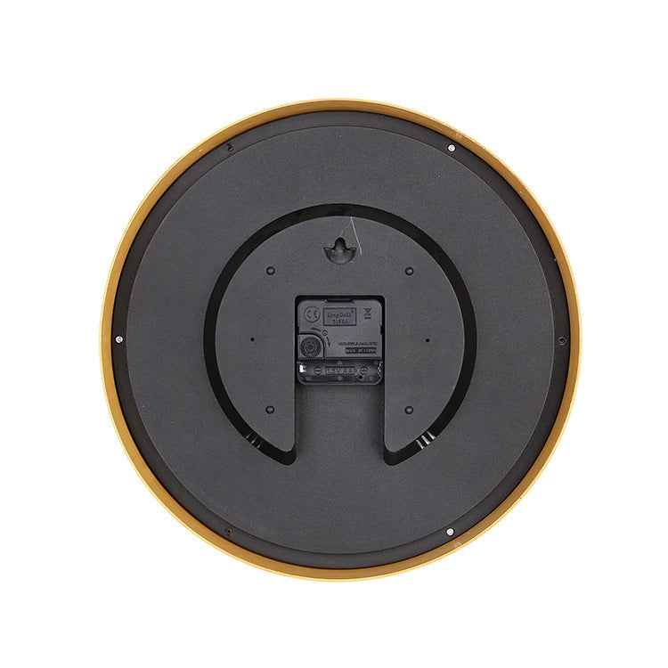 12 Inch Living Room Creative Color Wood Grain Wall Clock Quartz Clock Classroom Children Personality Wall Clock