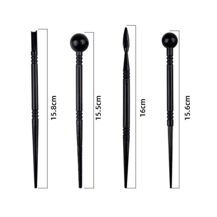 23 In 1 Wooden Clay Plastic Pottery Clay Tool Set Multifunctional Carving Combo Set