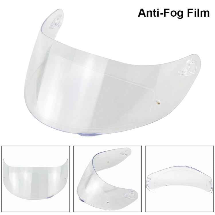 Clear Riding Anti-Fog Film Lens Sticker For K1 K3sv K5 Model Studded Helmet, 31.5x9.8cm