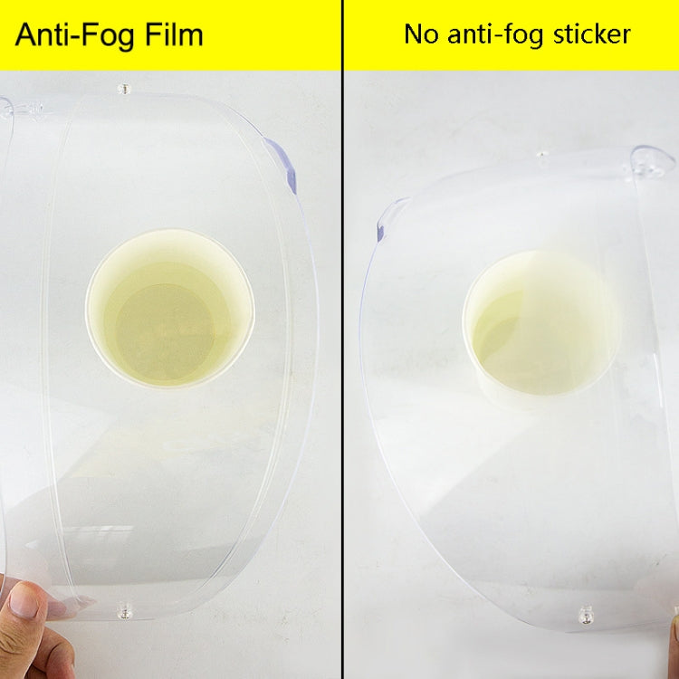 Clear Riding Anti-Fog Film Lens Sticker For K1 K3sv K5 Model Studded Helmet, 31.5x9.8cm