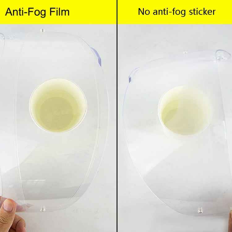 Clear Riding Anti-Fog Film Lens Sticker For K1 K3sv K5 Model Studded Helmet, 31.5x9.8cm
