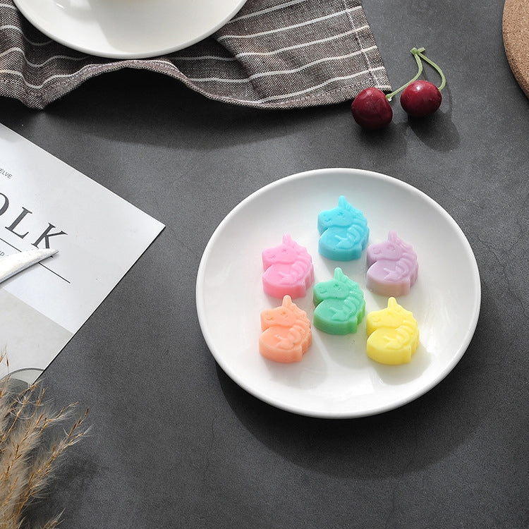 Unicorn Pony Chocolate Candy Cake Baking Silicone Mold Color Random Delivery