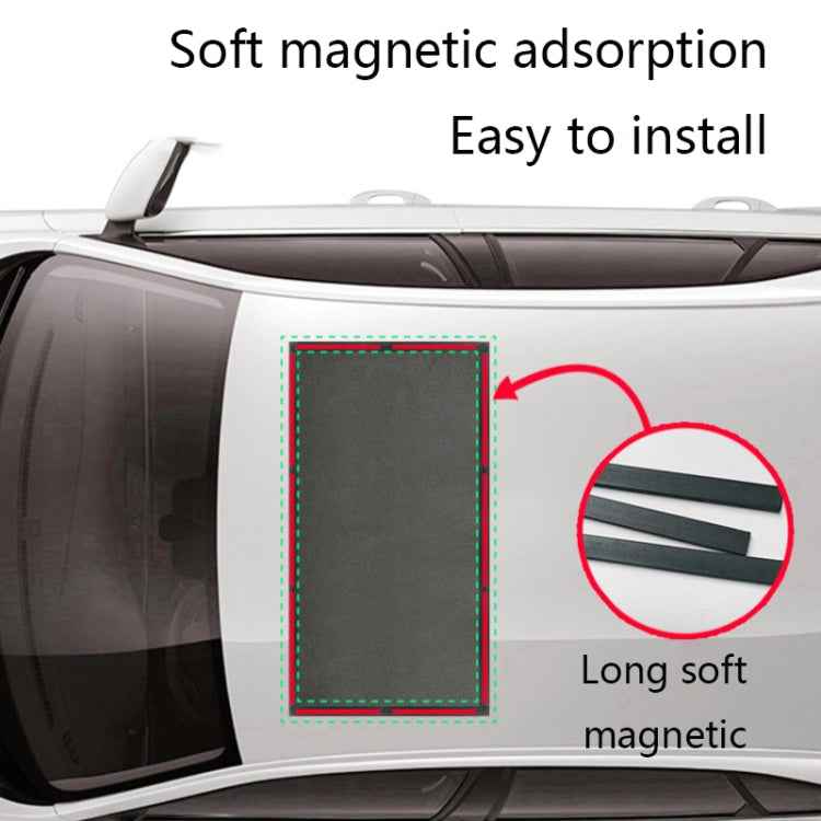 N913 Nylon Mesh Screens For Insect-Proof Dust-Proof Ventilated And Breathable Car Sunroof Magnetic Sun Shade