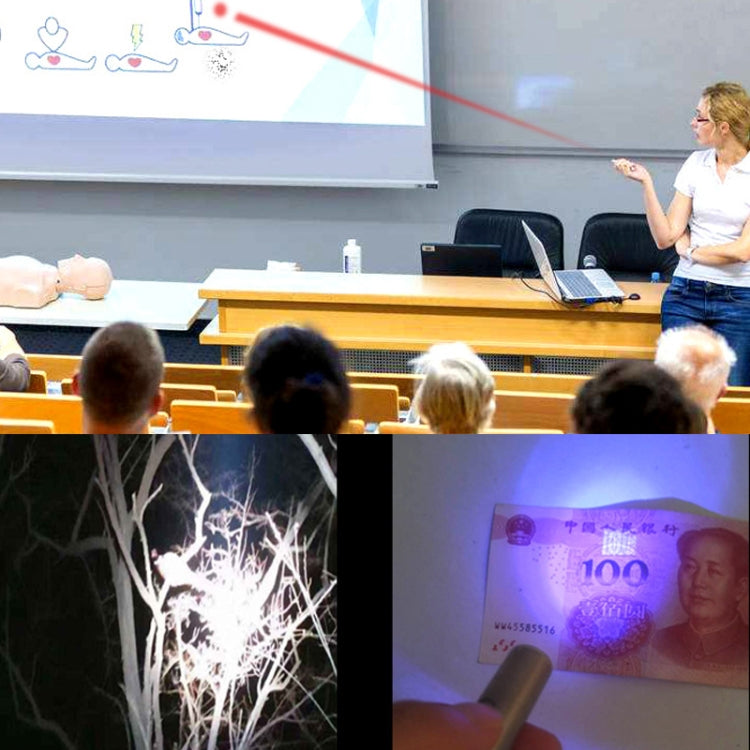 USB In-Line Flashlight Laser Pattern Funny Cat Stick Funny Cat Toy Pet Supplies, Funny Cat Stick