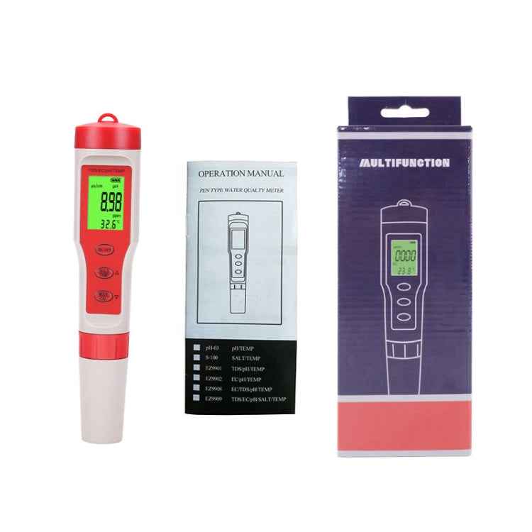 4-in-1 Portable PH/TDS/EC/TEMP Test Pen Multi-Function Water Quality Tester