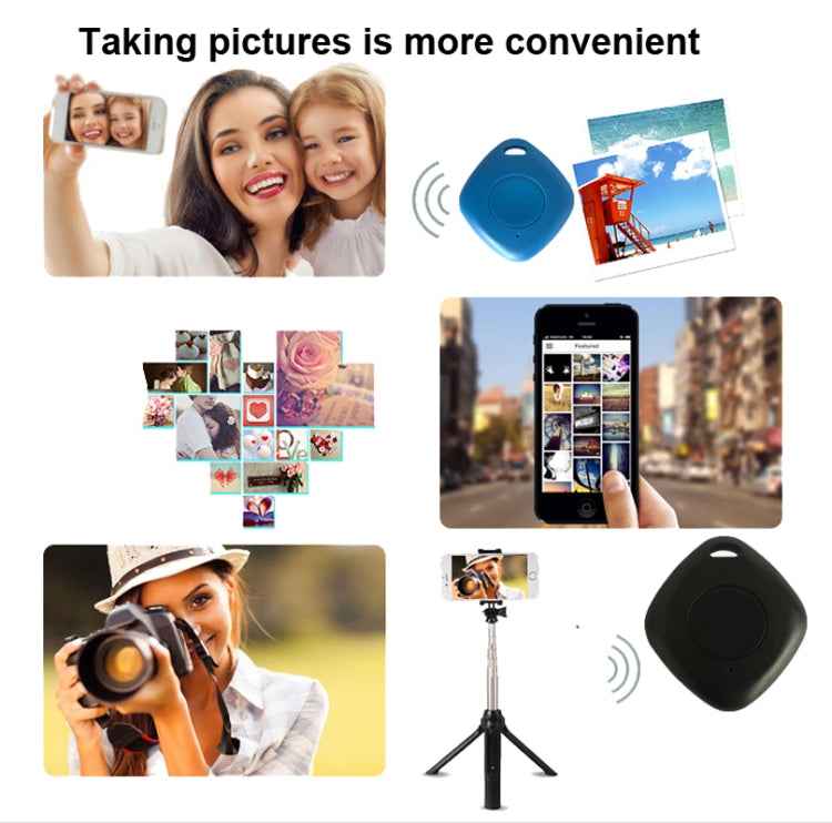 3 PCS Bluetooth Remote Control Diamond-Shaped Bluetooth Selfie Mobile Phone Wireless Shutter Camera Remote Control