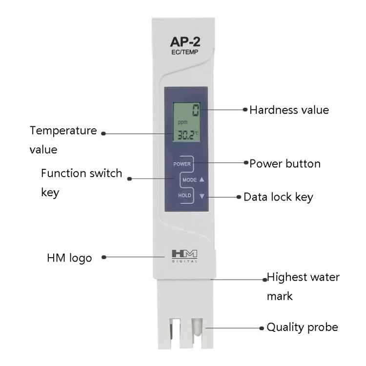 AP-2 HM Conductivity Pen TDS Pen Conductivity Meter