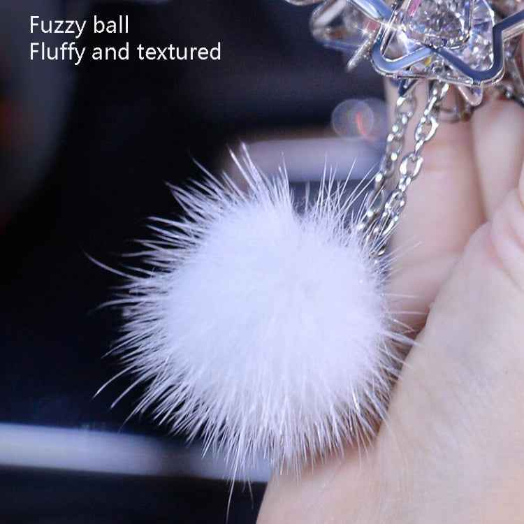 Car Pendant Crystal Swan Car Rearview Mirror Pendant
