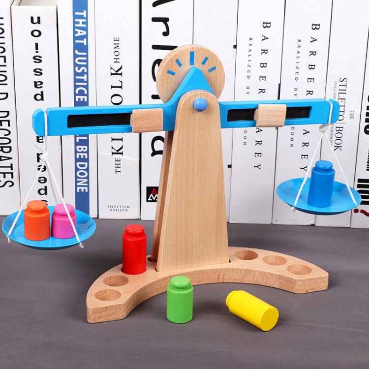 Children Educational Balance Scale Toy Wooden Science And Education Toys
