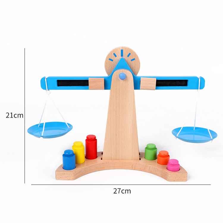 Children Educational Balance Scale Toy Wooden Science And Education Toys