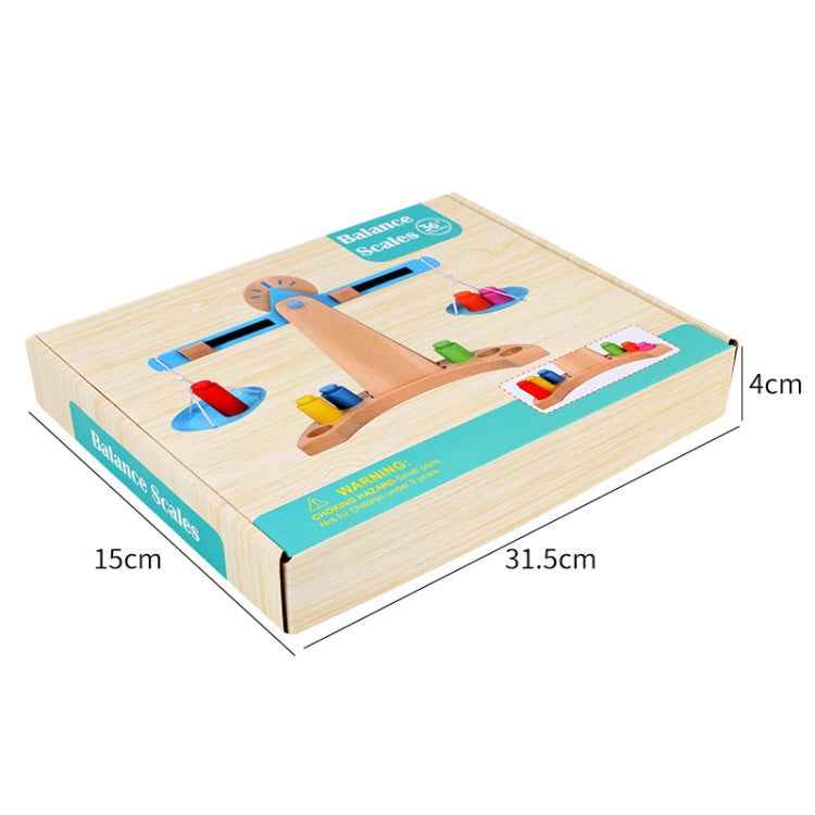 Children Educational Balance Scale Toy Wooden Science And Education Toys