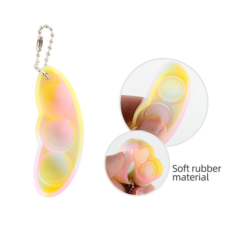 Decompression Finger Bubble Fan Keychain Pressed Venting Finger Squeezed Toys, Bubble Fan Keychain