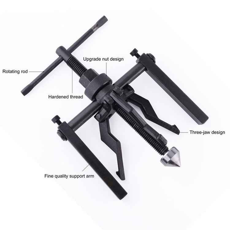 3-Jaw Inner Bearing Puller Gear Extractor Heavy Duty Automotive Machine Tool Kit, 3-Jaw Inner Bearing Puller