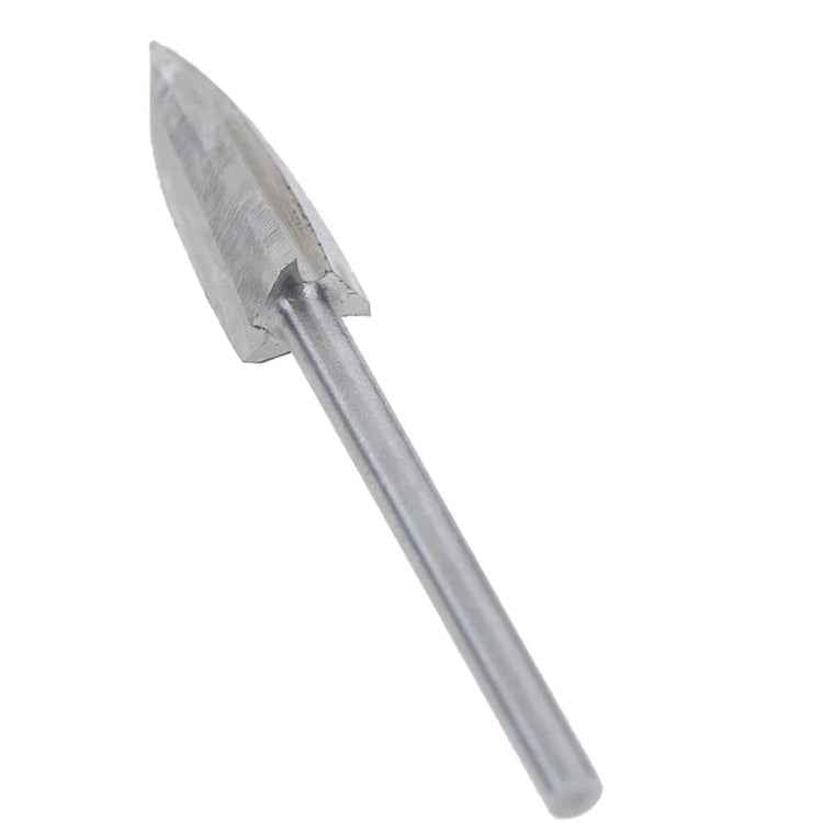 5 PCS / Set Woodworking White Steel Pointed Three-Blade Engraving Milling Cutter Electric Engraving Knife