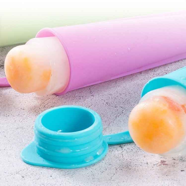 Home-Made Ice Cream Silicone Mold Children Ice Cream Mold Set Random Colour Delivery