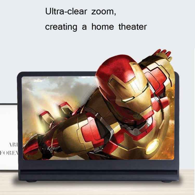 3D High-Definition Mobile Phone Screen Amplifier With Bluetooth Speaker Desktop Stand