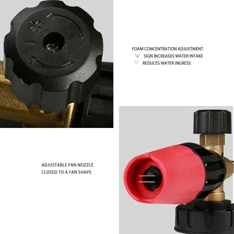 High Pressure Car Wash Water Gun Foam Pot Snowflake PA Foam Pot