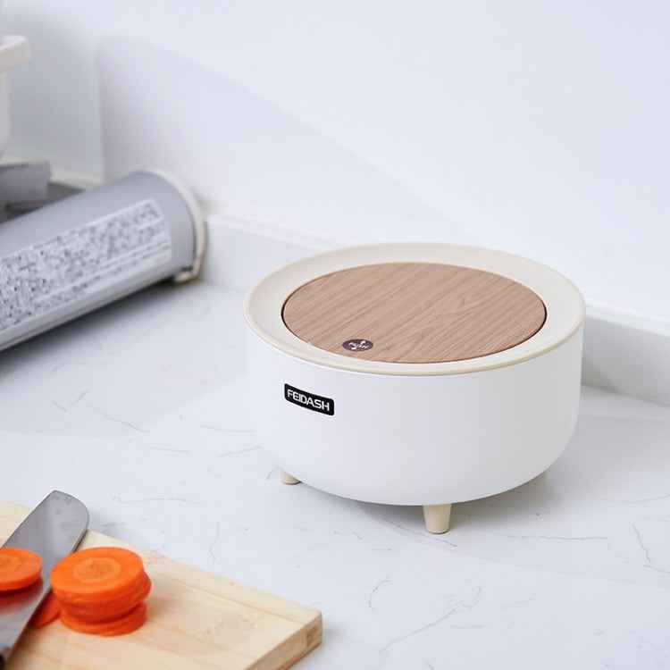 Mini Desktop Trash Can Simple Press Grunge Storage Bucket Student Dormitory Bedside Cabinet Round Trash Cartridge