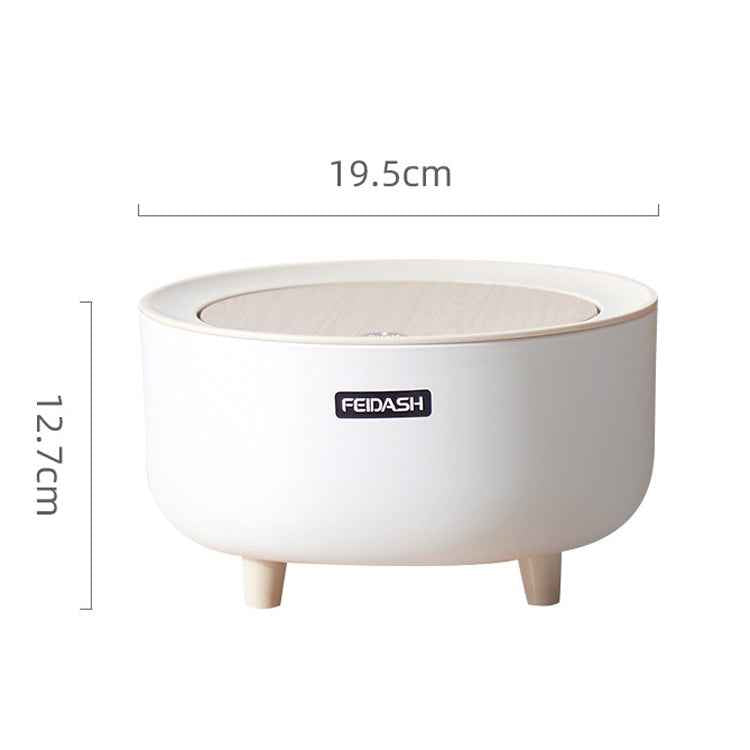 Mini Desktop Trash Can Simple Press Grunge Storage Bucket Student Dormitory Bedside Cabinet Round Trash Cartridge