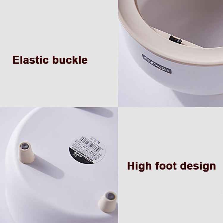Mini Desktop Trash Can Simple Press Grunge Storage Bucket Student Dormitory Bedside Cabinet Round Trash Cartridge